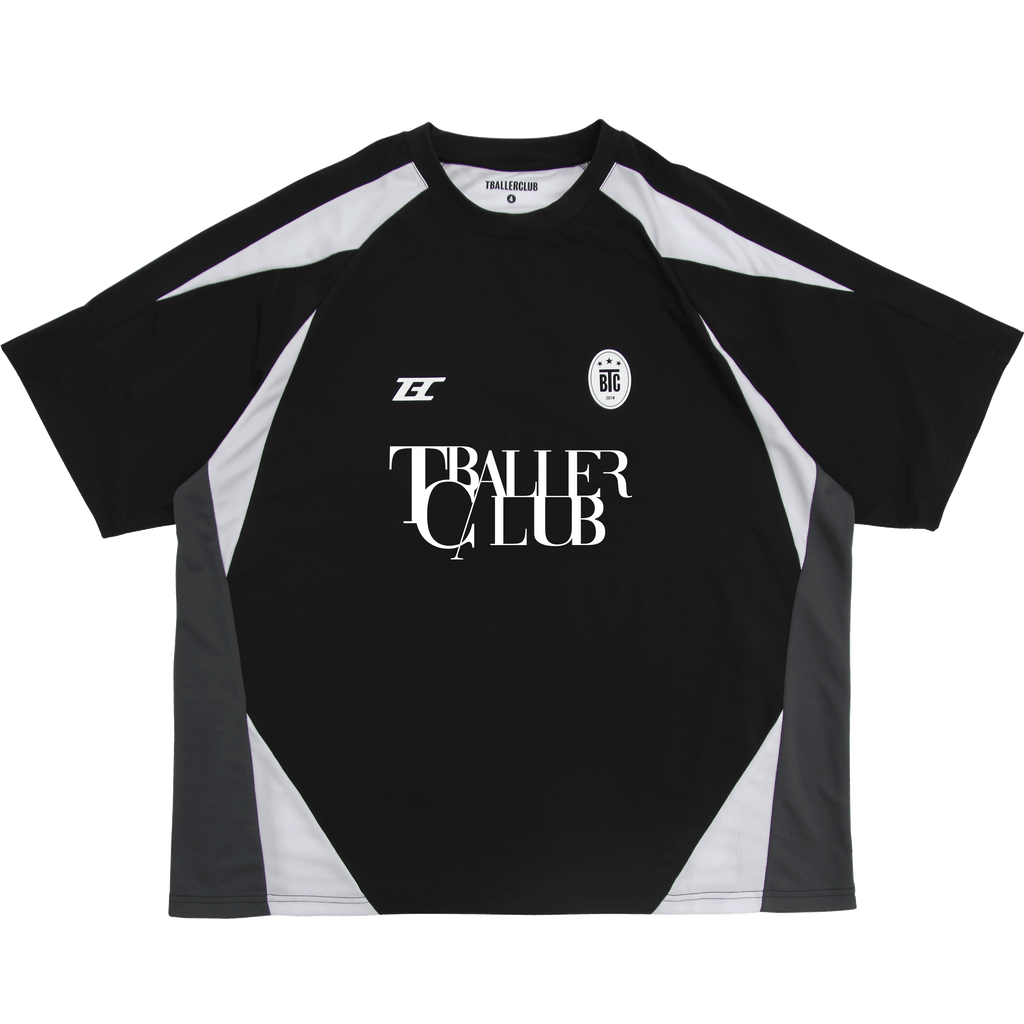 TBALLER Mesh Patchwork Color Blocking Soccer Jersey