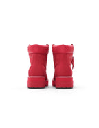 KARMANISTIC Nubuck Leather Embroidered Work Boots