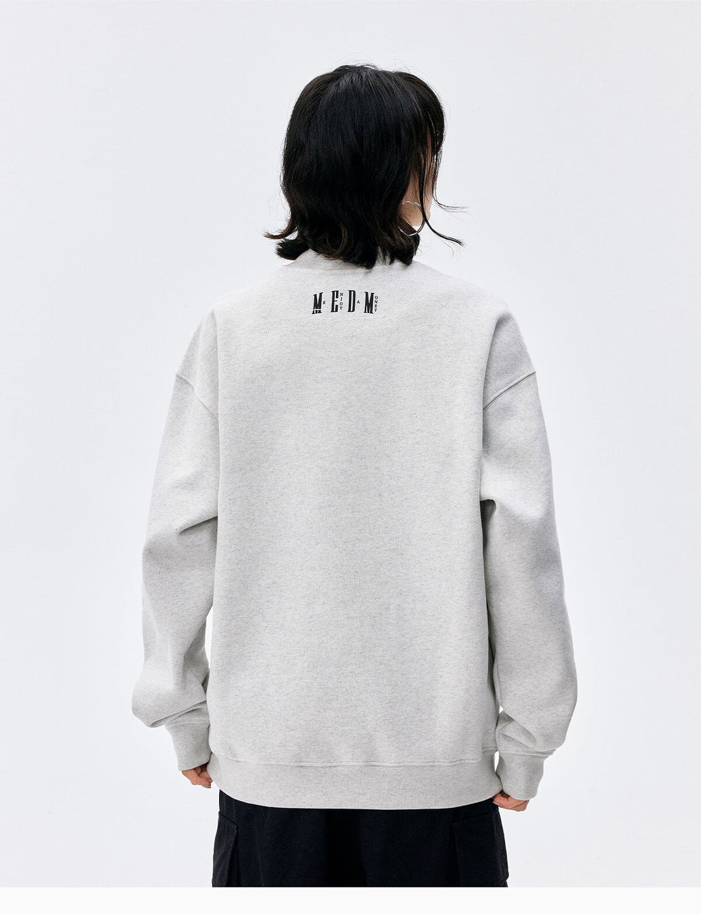 MEDM Big Logo Print Sweatshirt