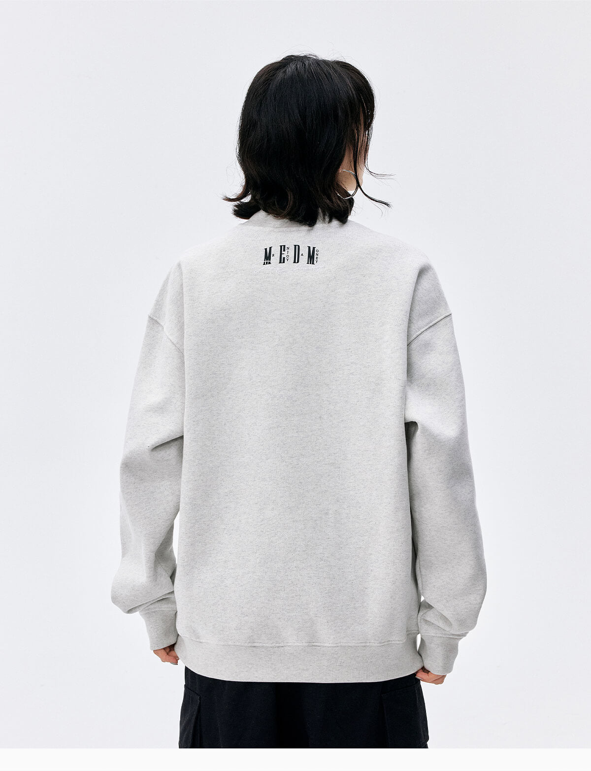 MEDM Big Logo Print Sweatshirt