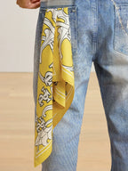 Small Town Kid Cross Logo Square Scarf / Bandana