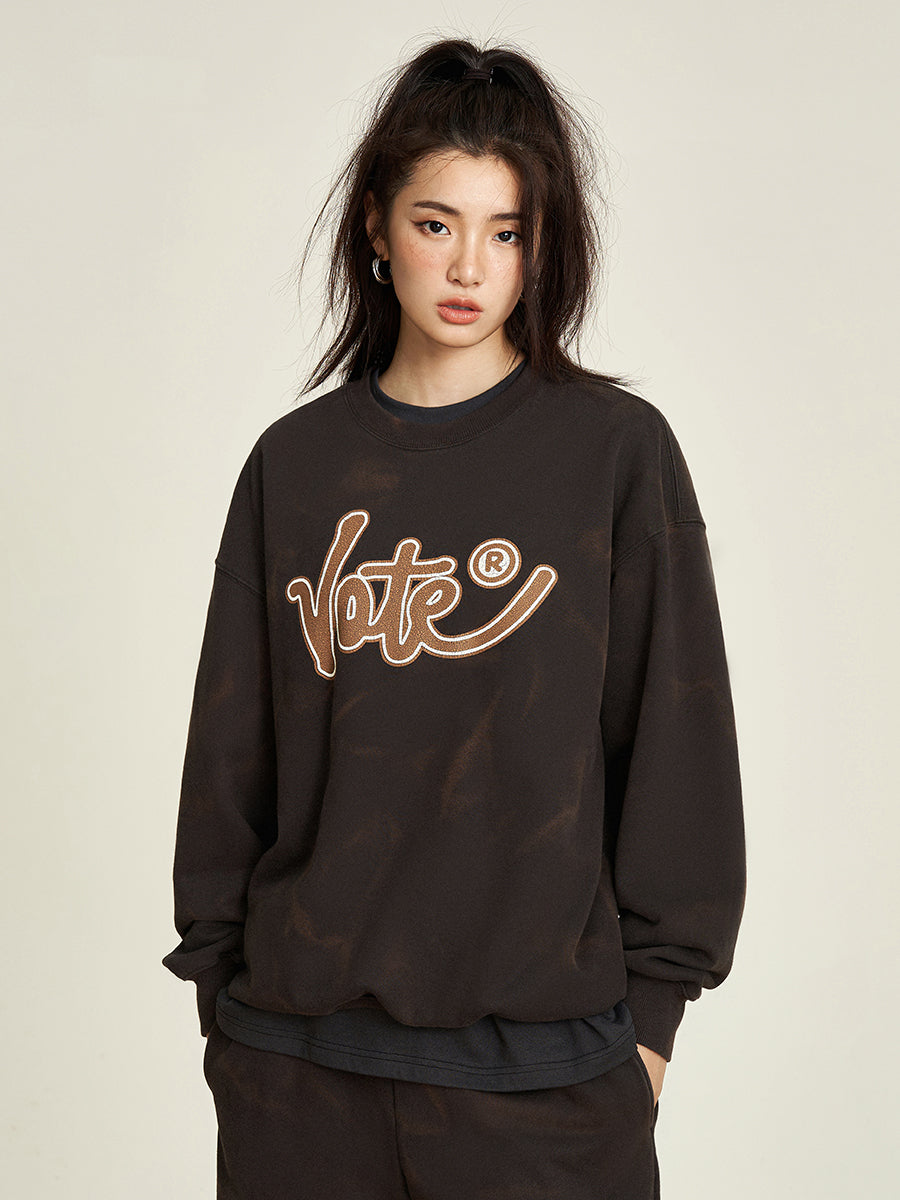 VOTE Basic Washing Sweatshirt