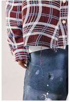 Remedy Wave Plaid Reversible Long Sleeve Shirt