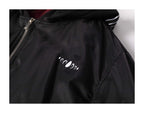 KARMANISTIC Embroidered Hooded Puffer Bomber Jacket