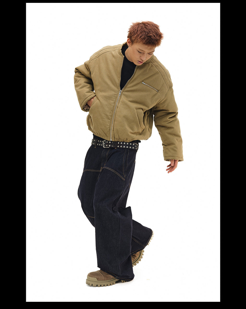 NOVACAM Canvas Puffer Short Work Jacket