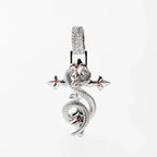 Small Town Kid Snake Pendant Cross Necklace