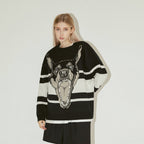 EMPTY REFERENCE Doberman Knit Sweater