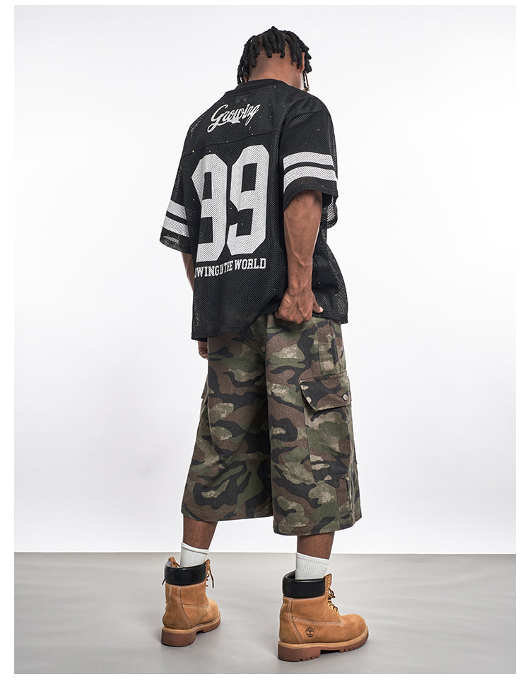 F3F Select Functional Camouflage Baggy Shorts