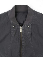 ANTIDOTE Deconstructed Washed Canvas Bomber Jacket
