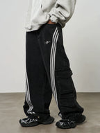 Harsh and Cruel Functional Pocket Loose Denim