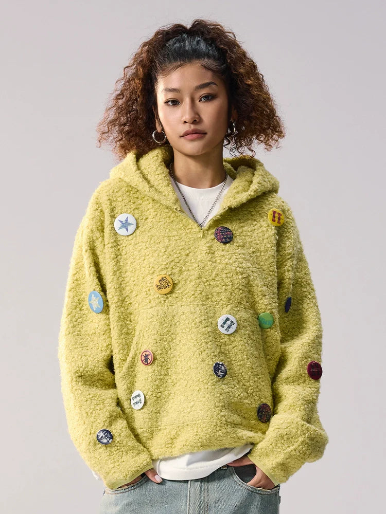 Remedy Sherpa Fleece Half Zip Hoodie