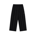 Harsh and Cruel Pleated Pocket Patchwork Cargo Pants