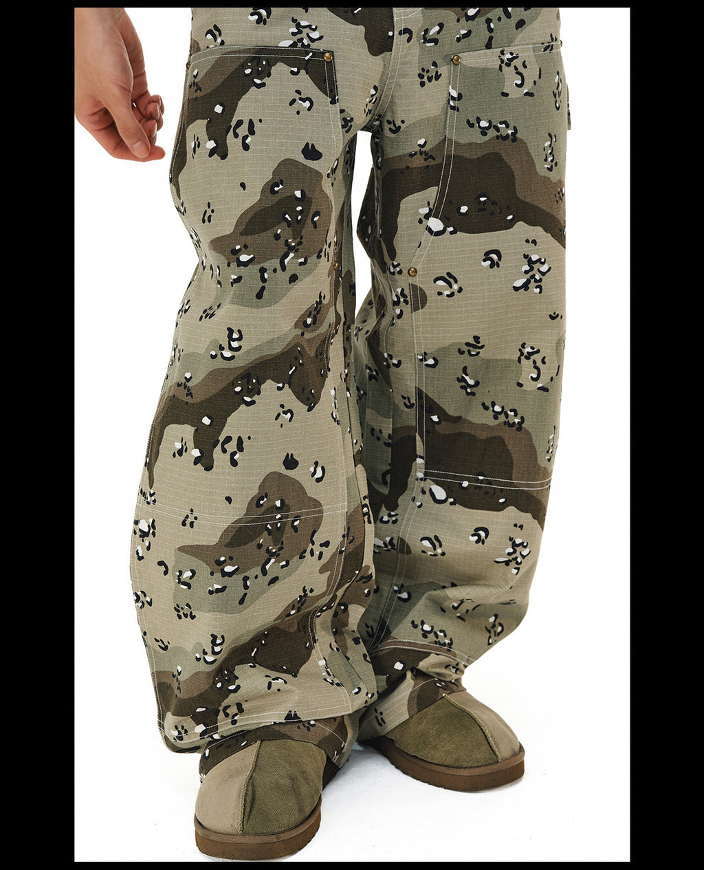 NOVACAM Desert Camouflage Double Knee Work Pants