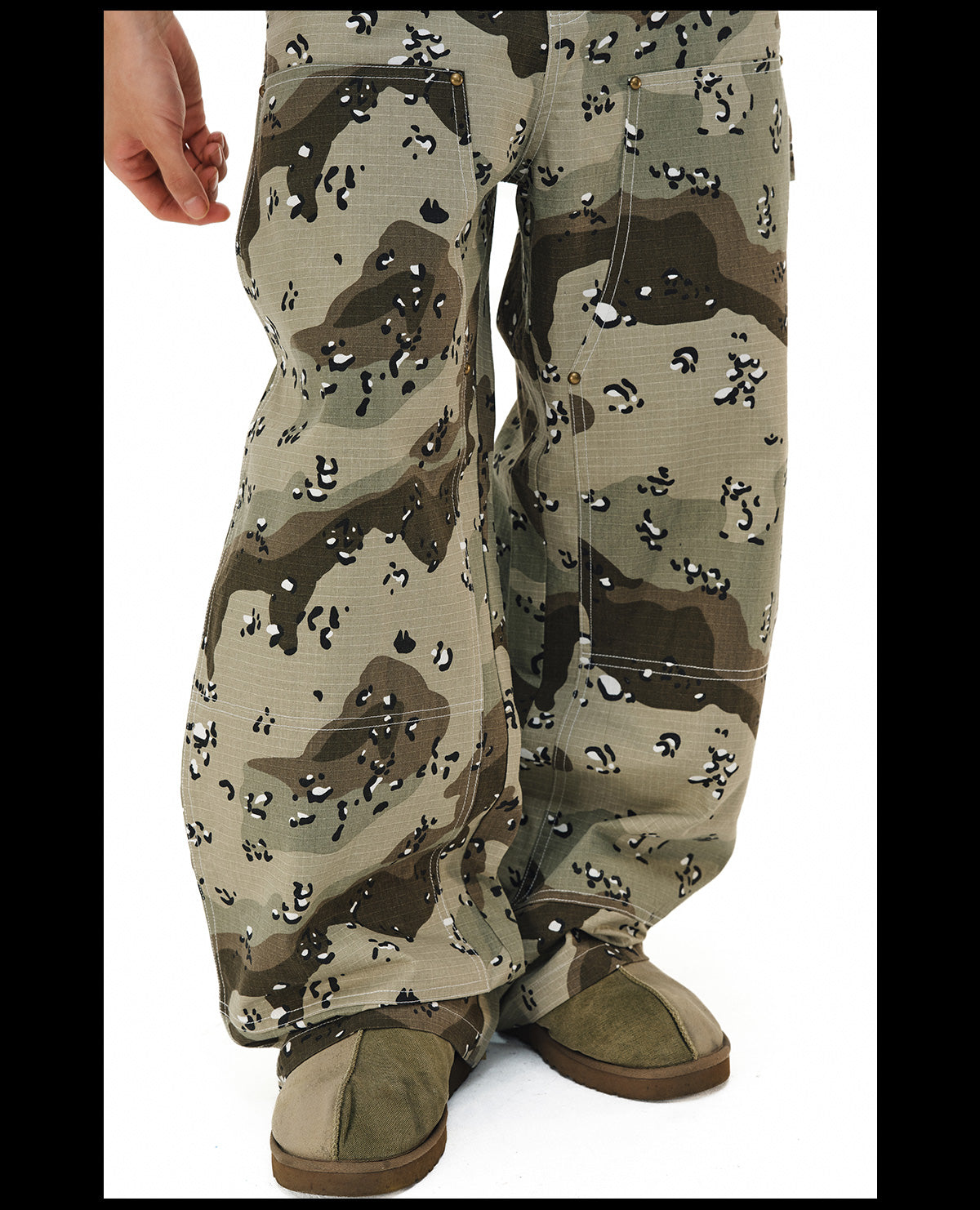 NOVACAM Desert Camouflage Double Knee Work Pants