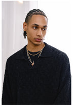 Remedy Mesh Polo Knit Sweater