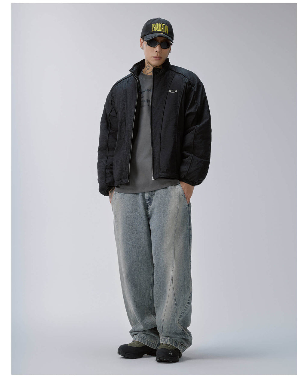 F2CE Panelled Padded Jacket