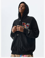 MEDM Big M Plush Wire Frame Zip Up Hoodie