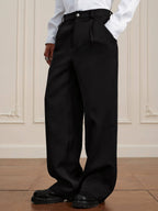 YADcrew Pearl Belt Suit Pants
