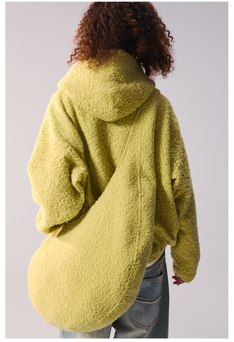 Remedy Sherpa Fleece Half Zip Hoodie