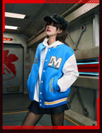 MEDM x EVA Unit-00, Unit-01, Mark.06 Leather Varsity Jacket