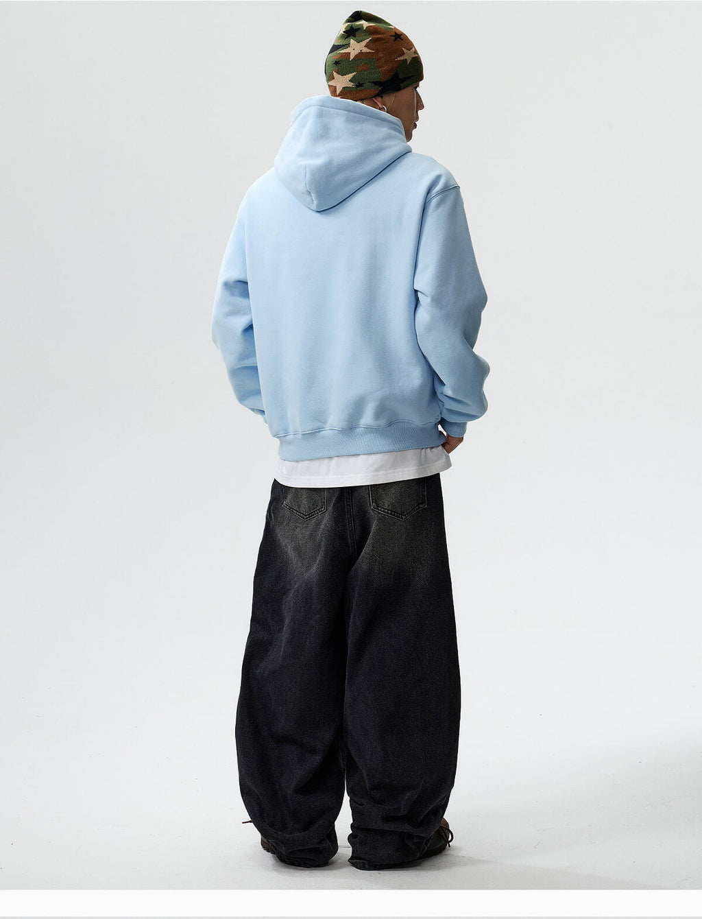 MEDM Mini Patchwork Floral Embroidered Hoodie