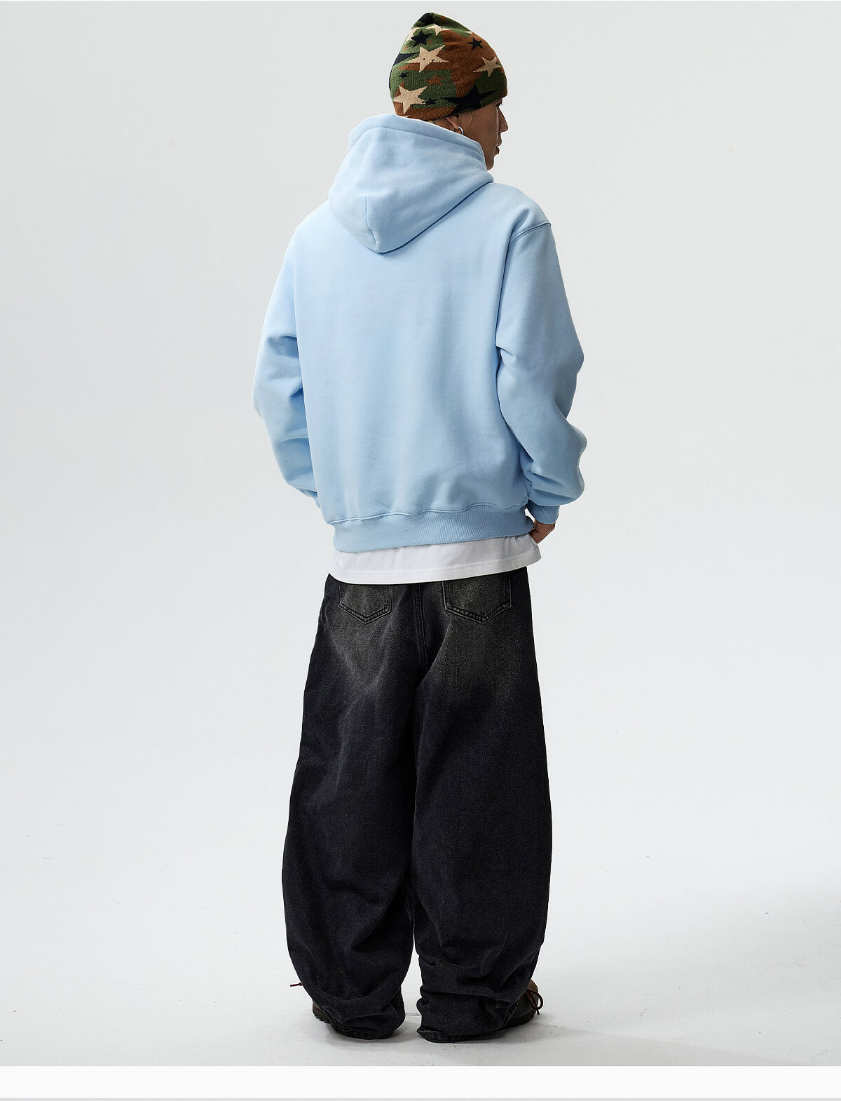 MEDM Mini Patchwork Floral Embroidered Hoodie