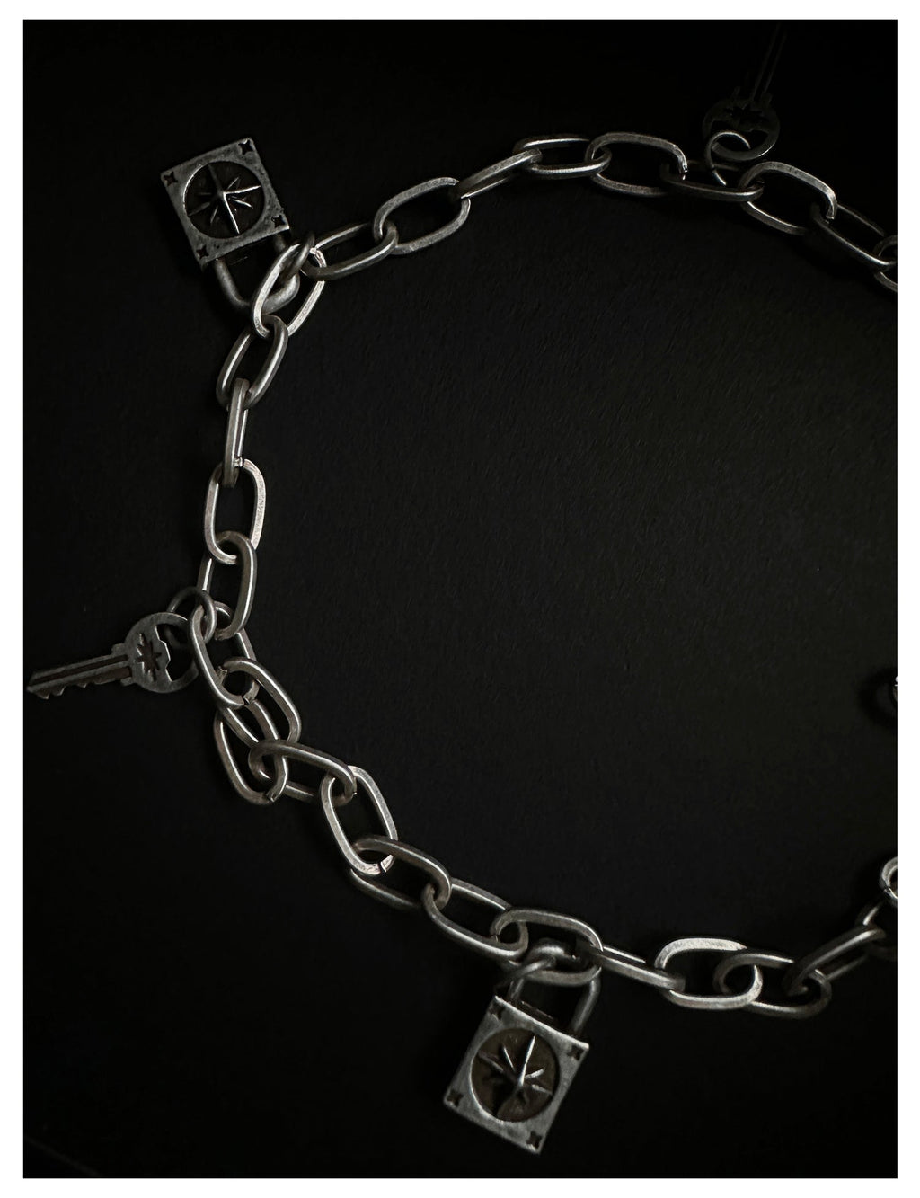 Remedy Key Lock Metal Wallet Chain