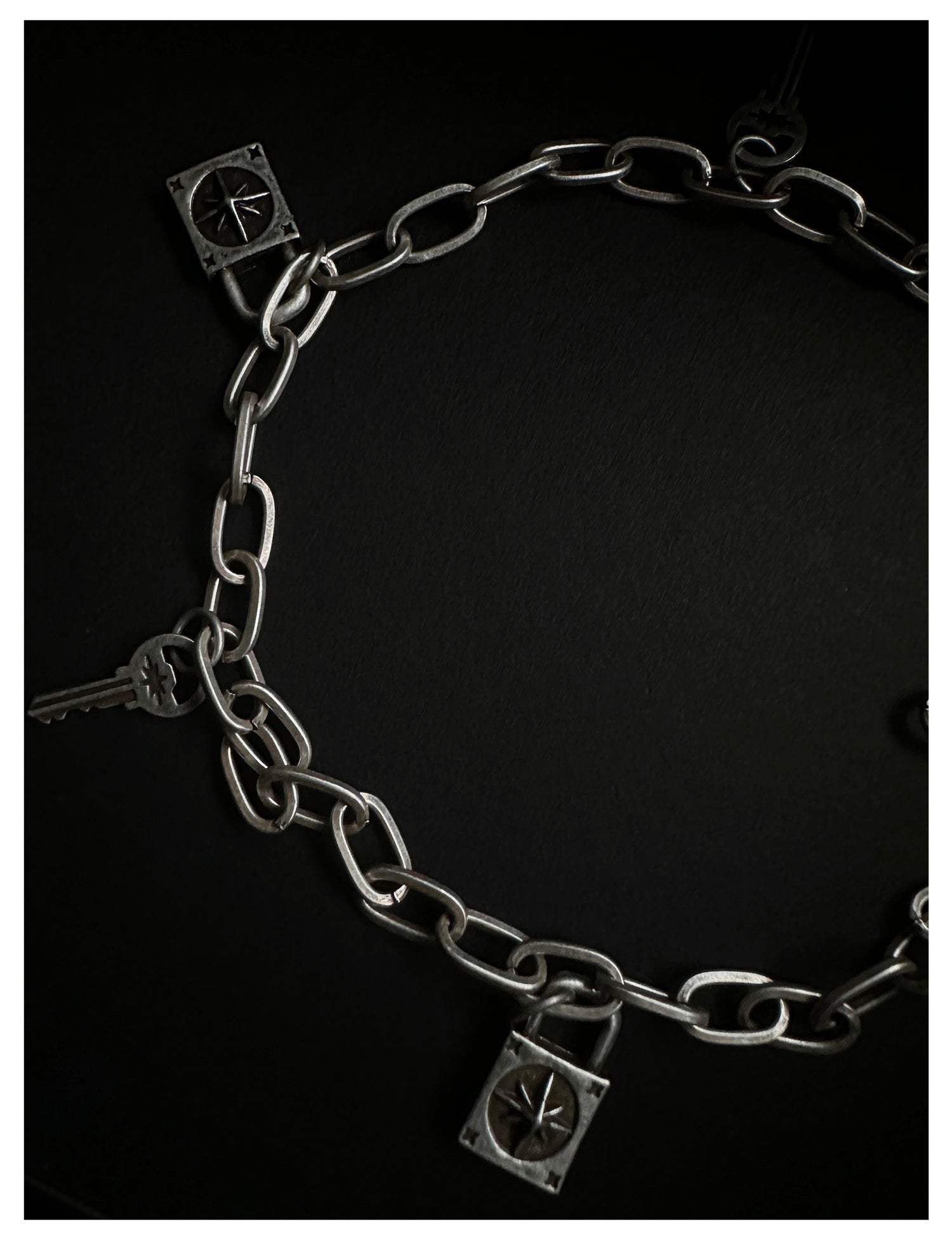 Remedy Key Lock Metal Wallet Chain