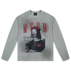 MEDM Clown Oil Painting Long Sleeve Tee