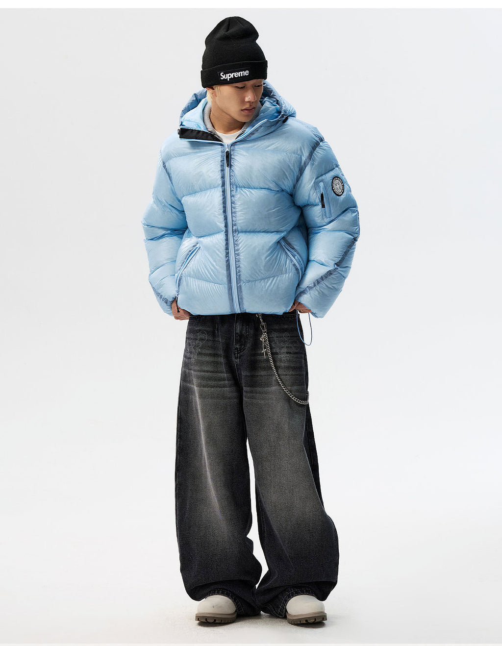 MEDM Hooded Sheer Down Jacket