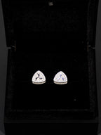 TGFCLUB Logo Moissanite Sterling Silver Earrings
