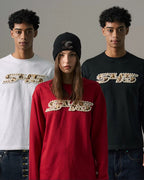 S45 Leopard Patch Pearl Logo Long Sleeve Tee