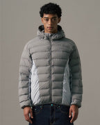S45 Two Tone Double Stitched Lightweight Down Jacket