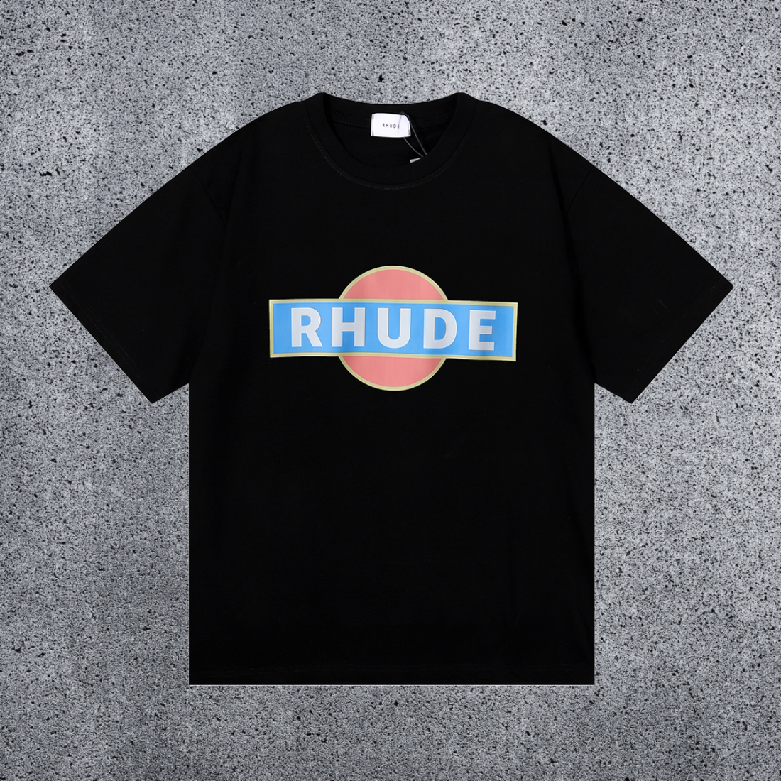 RHUDE Logo Graphic T-Shirt – Black