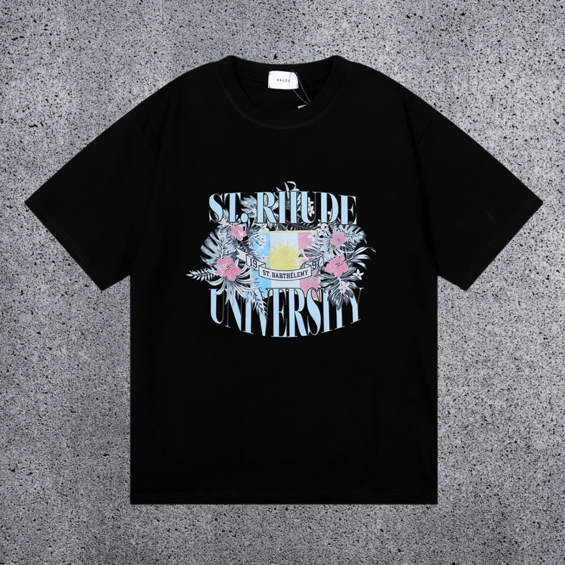 RHUDE St. Barthelemy Graphic T-Shirt – Black