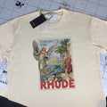RHUDE With Gods Help Graphic T-Shirt – Cream
