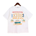 RHUDE Destination Graphic T-Shirt – White