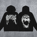 REVENGE Skull Graphic Hoodie