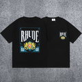 RHUDE Crest Graphic T-Shirt – Black