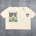 RHUDE Crest Graphic T-Shirt – Cream