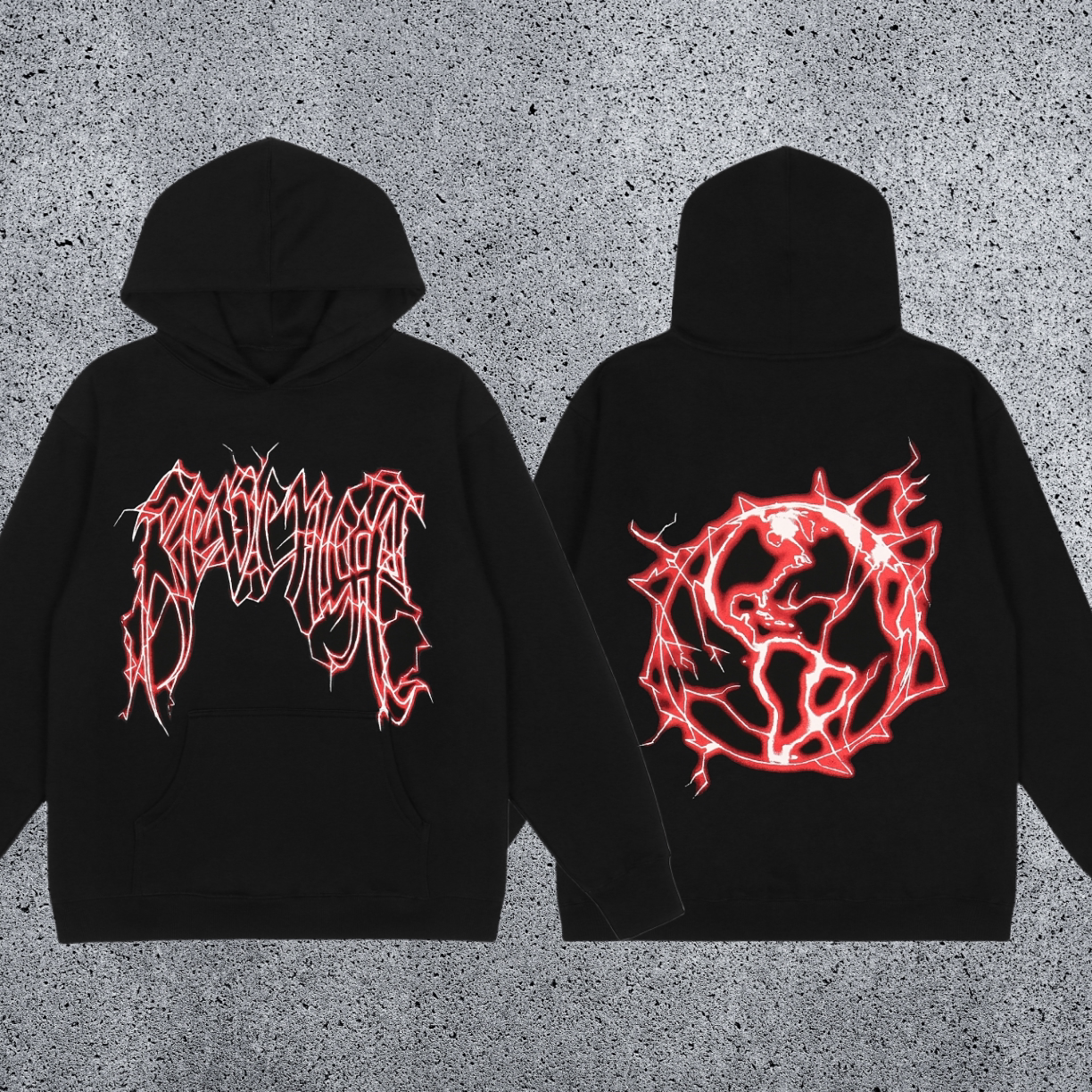REVENGE Electric Skull Hoodie