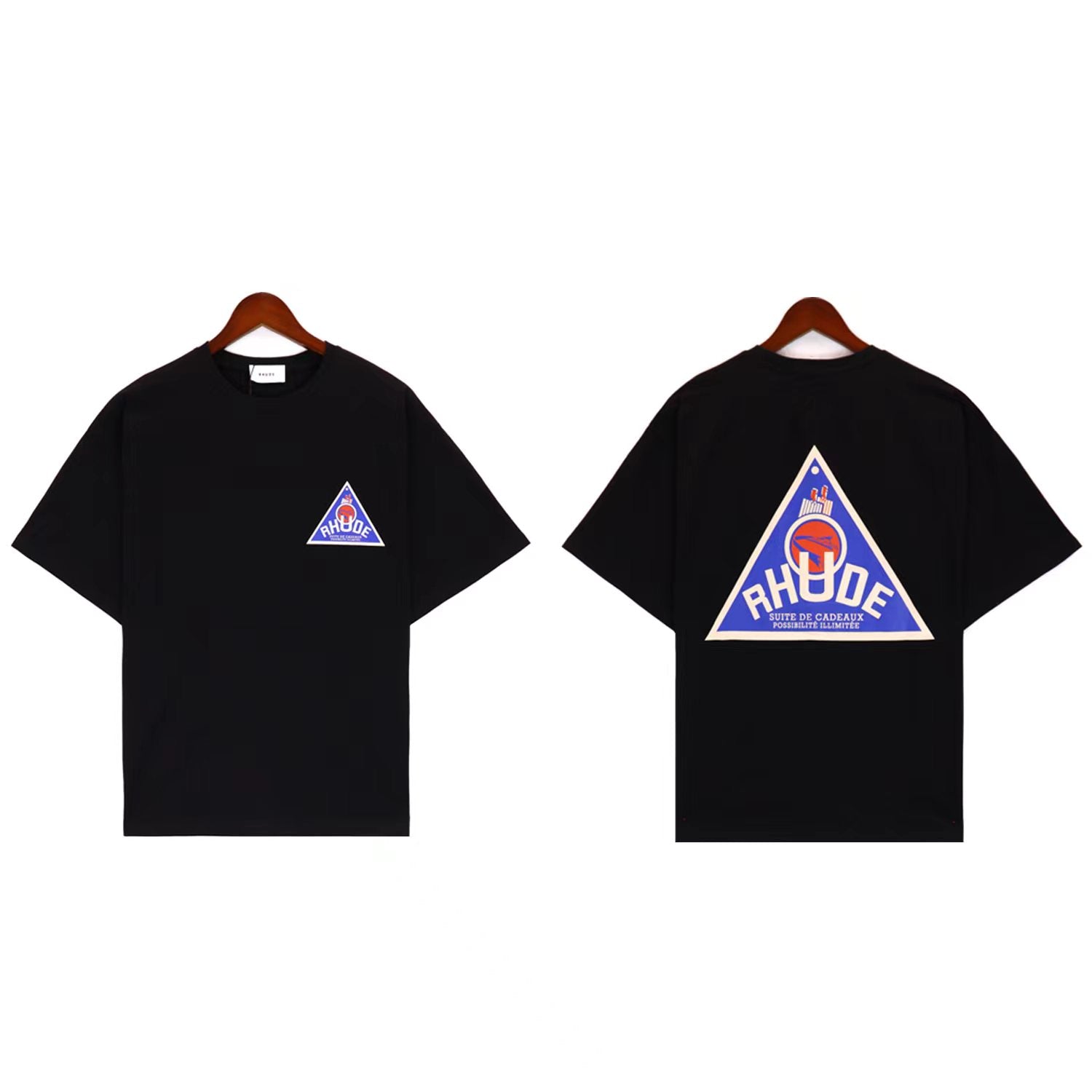 RHUDE Triangle Logo Graphic T-Shirt