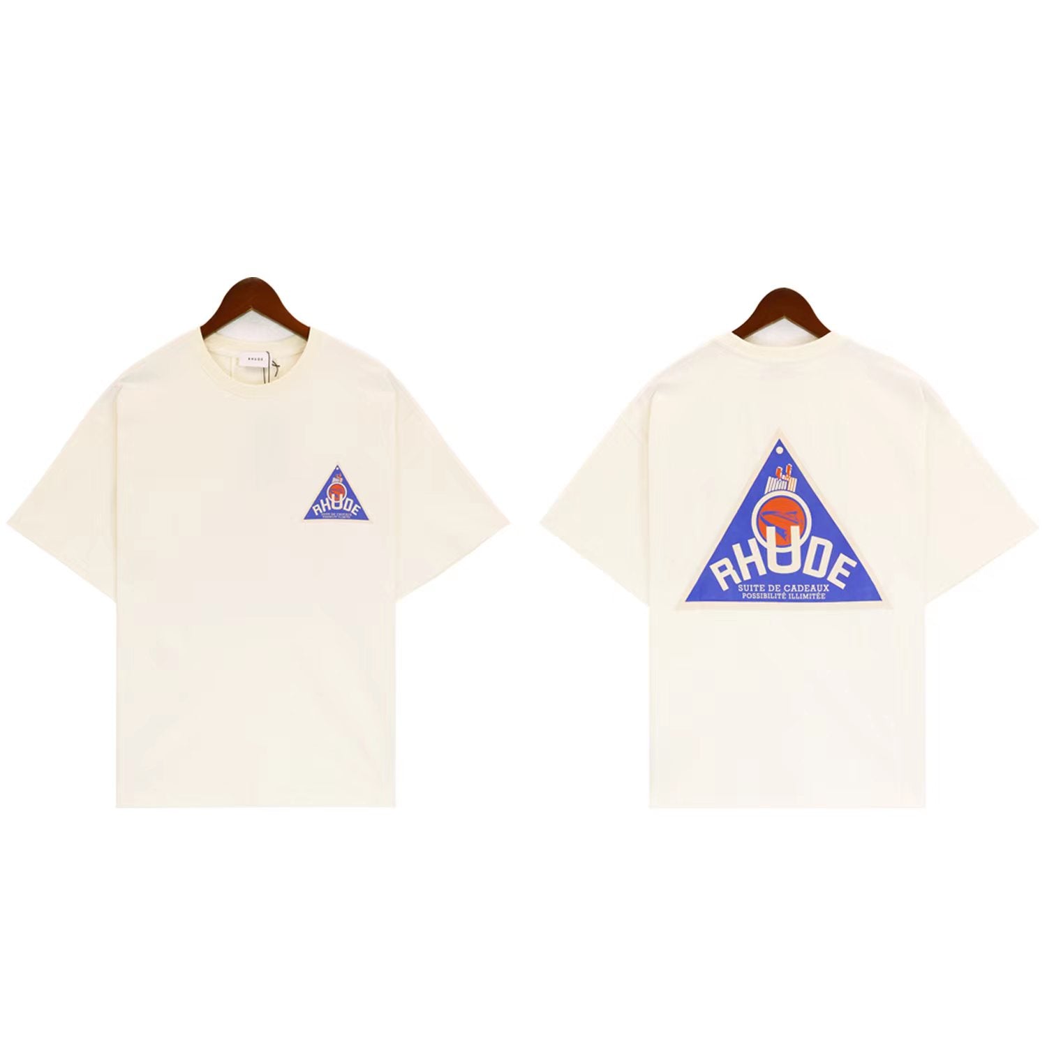 RHUDE Triangle Logo Graphic T-Shirt