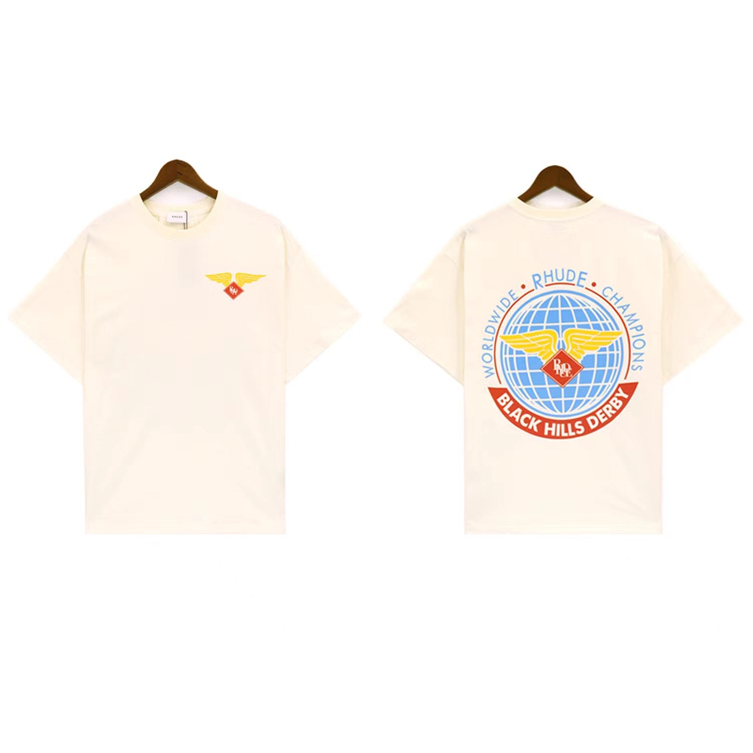 RHUDE Black Hills Derby T-Shirt