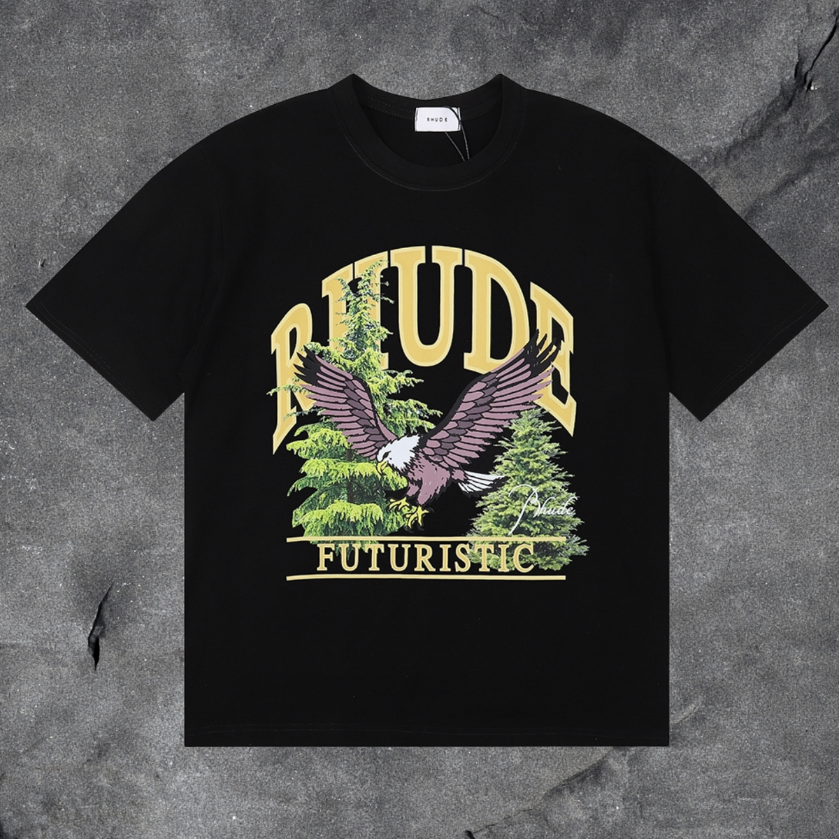 RHUDE Futuristic Eagle Graphic T-Shirt