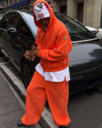 STEEPC Fleece Zip Up Hoodie and Sweatpants Set