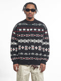 F3F Select Snowflake Button Knit Cardigan