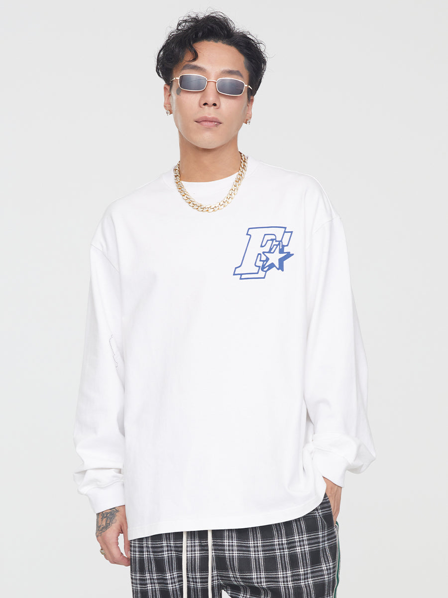 F2CE Basic Printing Logo Long Sleeved Tee