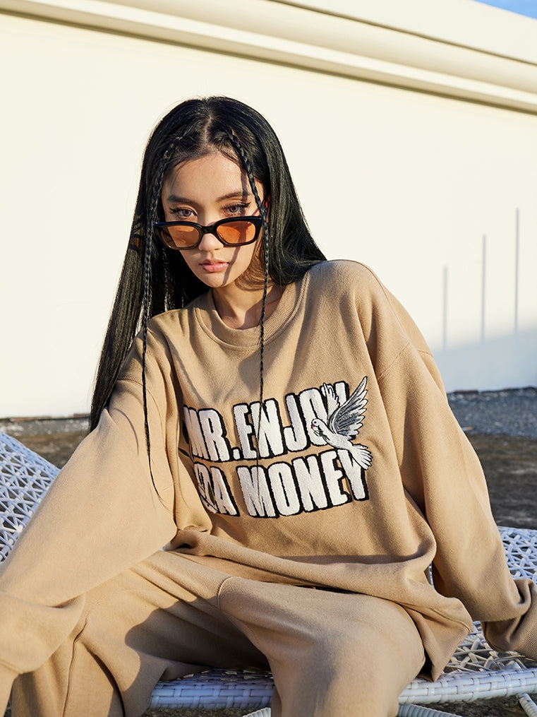 MEDM Three Dimensional Embroidery Sweatshirts