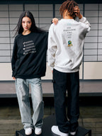AFGK Parade Letter Print Sweatshirt